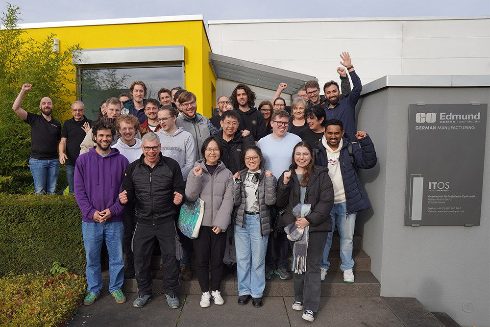 Exkursion zu Edmund Optics im November 2025 Foto: ITOS Edmund Optics